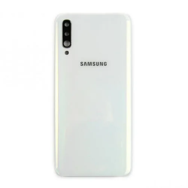Samsung A50 back cover met camera lens white Samsung A50 back cover met camera lens Wit