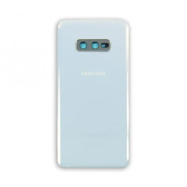 Samsung S10 e back cover met camera lens prism white Samsung S10 e back cover met camera lens prism Wit