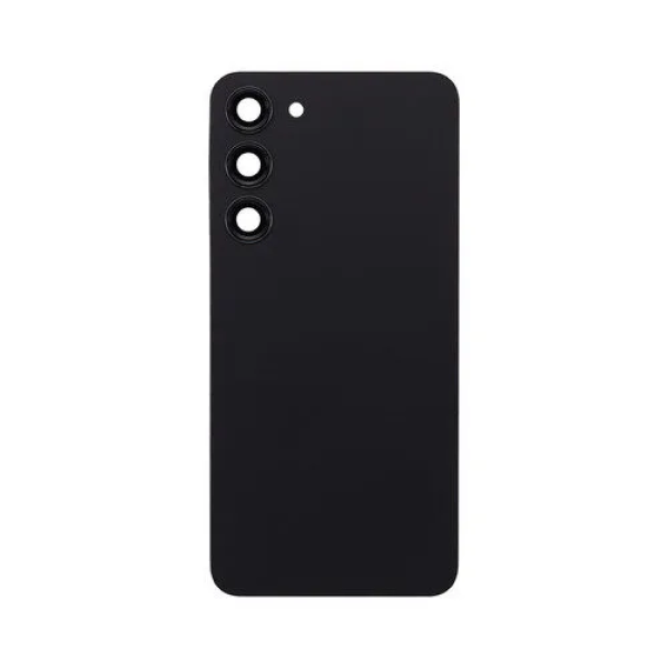 Samsung S23 plus back cover with back camera lens phantom black Samsung S23 plus back cover with back camera lens phantom Zwart