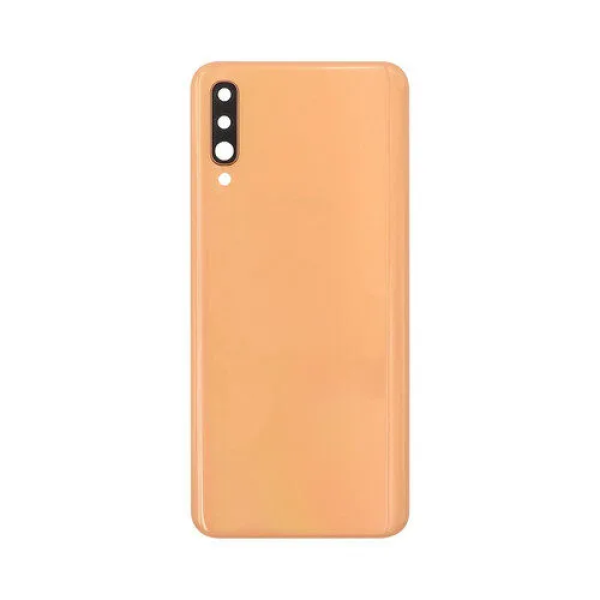 Samsung A50 back cover met camera lens coral Samsung A50 back cover met camera lens - Coral/Oranje
