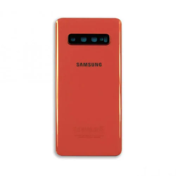 Samsung S10 back cover met camera lens flamingo pink Samsung S10 back cover met camera lens flamingo Roze