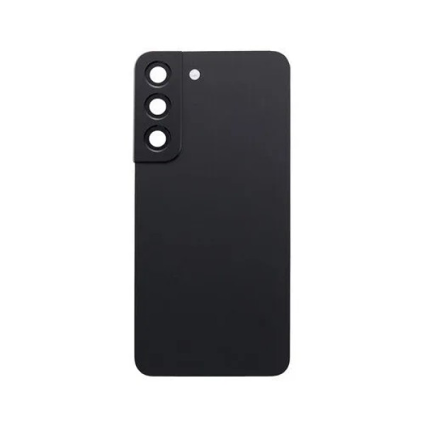 Samsung S22 plus back cover met camera lens phantom black Samsung S22 plus back cover met camera lens phantom Zwart