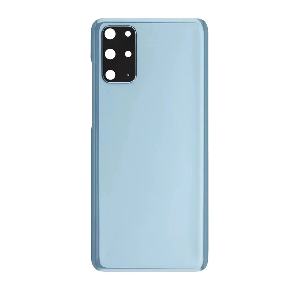 Samsung S20 plus back cover met camera lens aura blue Samsung S20 plus back cover met camera lens aura Blauw