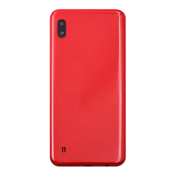 Samsung A10 back cover met camera lens red Samsung A10 back cover met camera lens Rood