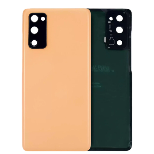 Samsung S20 FE back cover met camera lens cloud orange