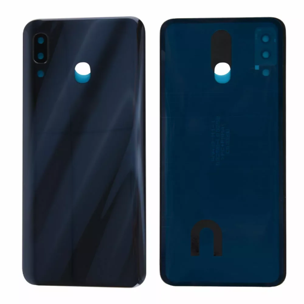 sam-a30-black Samsung A30 back cover met camera lens - Zwart
