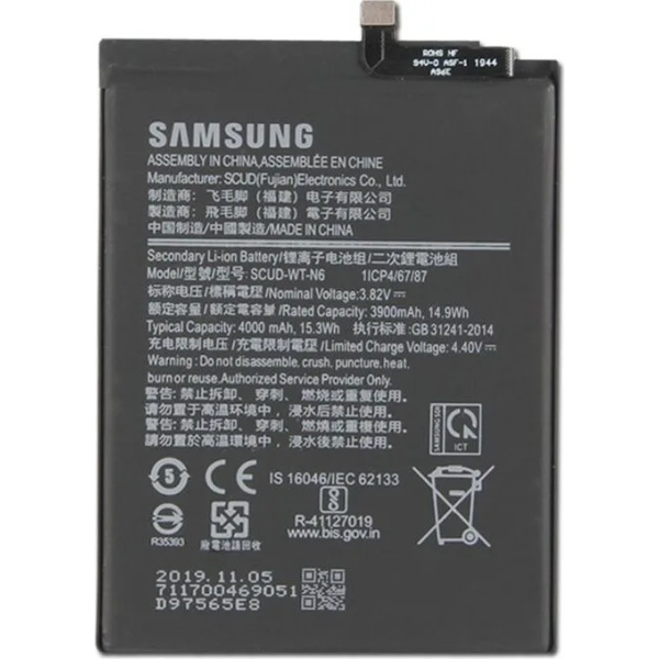 Samsung A10s oem batterij with adhesive Samsung A10s OEM batterij with adhesive