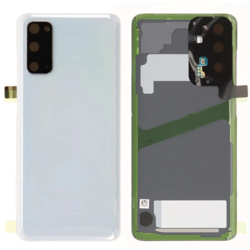 Samsung S20 back cover met camera lens - Blue/Blauw