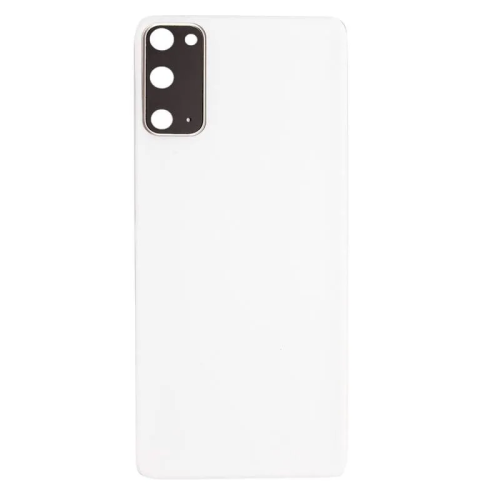 Samsung S20 back cover met camera lens - Wit