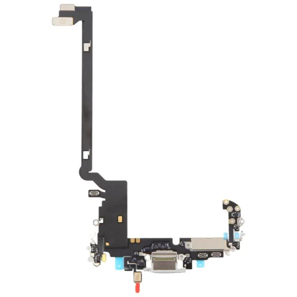 iphone 17 pro max port wit iPhone 17 Pro Max charging port flex pulled A White