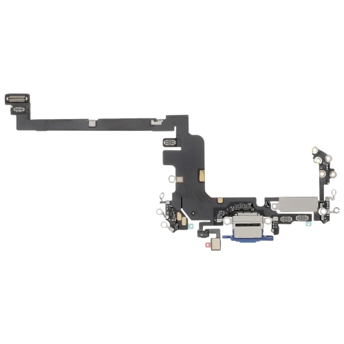 iphone 17 pro poort blue iPhone 17 Pro charging port flex pulled A Blue