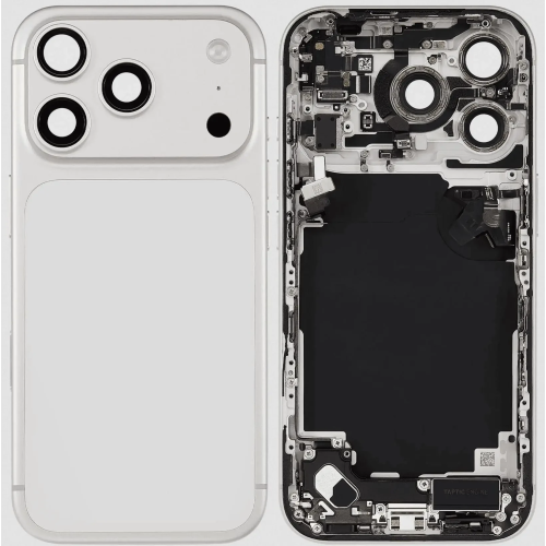 iphone-17-pro-max-back-housing_amdetech-silver_dhan-fq iPhone 17 Pro Max Housing Complete With Parts Pulled A White